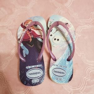 Disney Frozen Havaianas rubber slippers